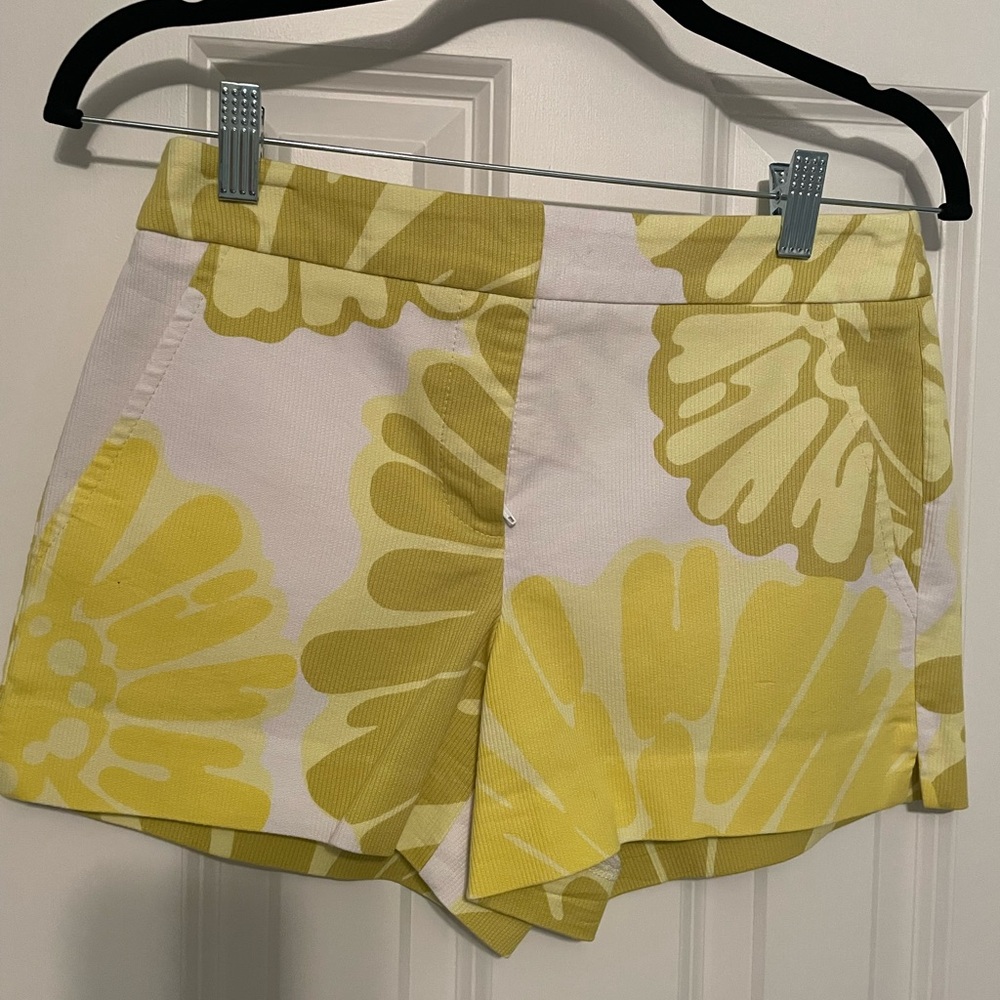 Trina Turk Floral Yellow Women's Shorts